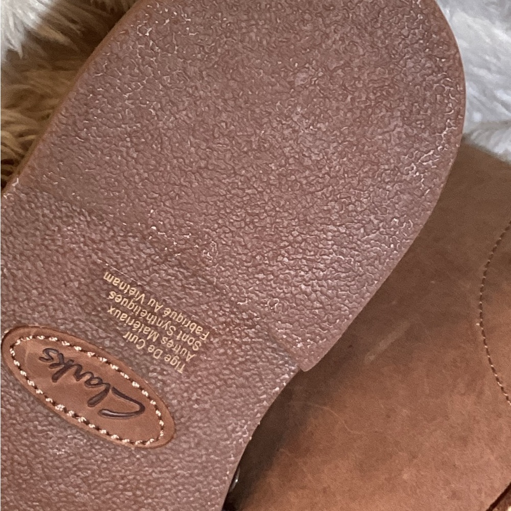 Clarks Bushacre brown leather desert boots size 8.5 - Picture 5 of 6